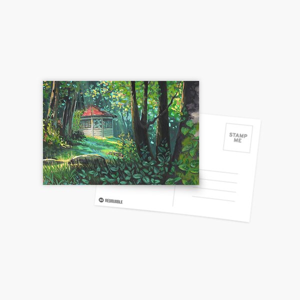 House in the forest Postcard