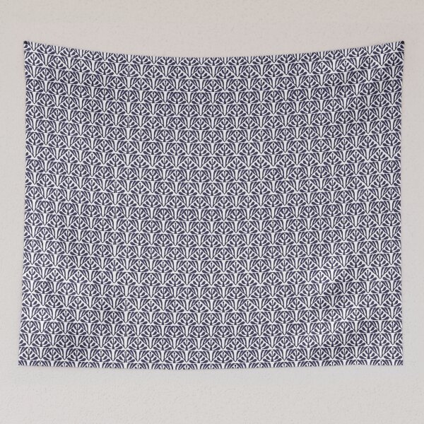 Item preview, Blue Block Print Pattern designed and sold by OpenArt.
