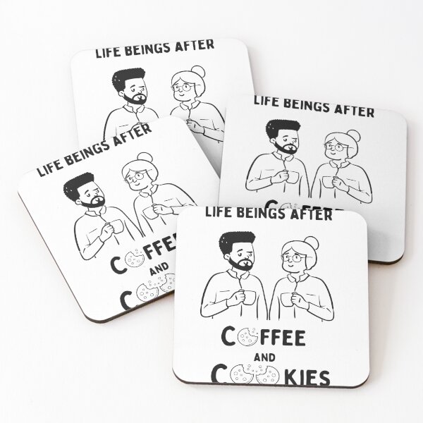Item preview, Life Begins After Coffee And Cookies designed and sold by MYNTLYF.