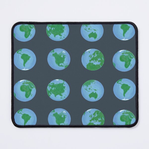 Item preview, Earth Illustration Pattern - Charcoal designed and sold by EcoElsa.