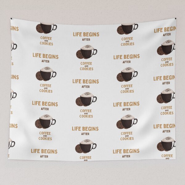 Item preview, Life Begins After Coffee And Cookies designed and sold by MYNTLYF.
