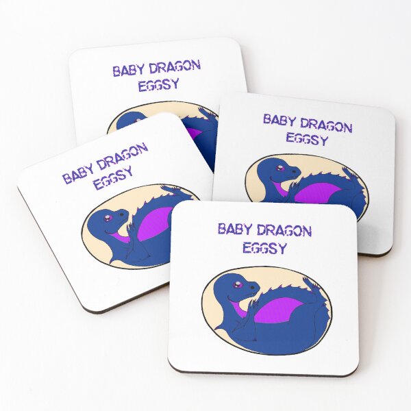Item preview, baby dragon eggsy dark blue designed and sold by obsedian-dream.