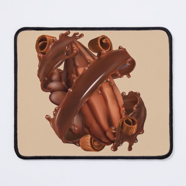 Item preview, Cocoa bean in a Liquid Chocolatey Swirl designed and sold by Alicia Chee.