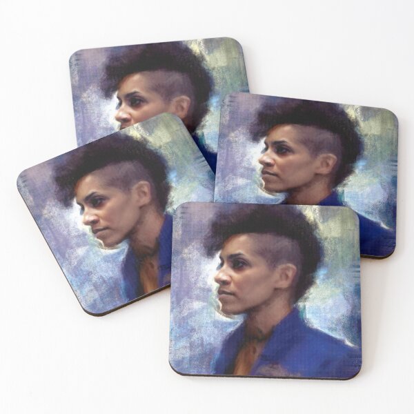 Item preview, Naomi Painted Portrait for Screaming Firehawks designed and sold by orionlodubyal.