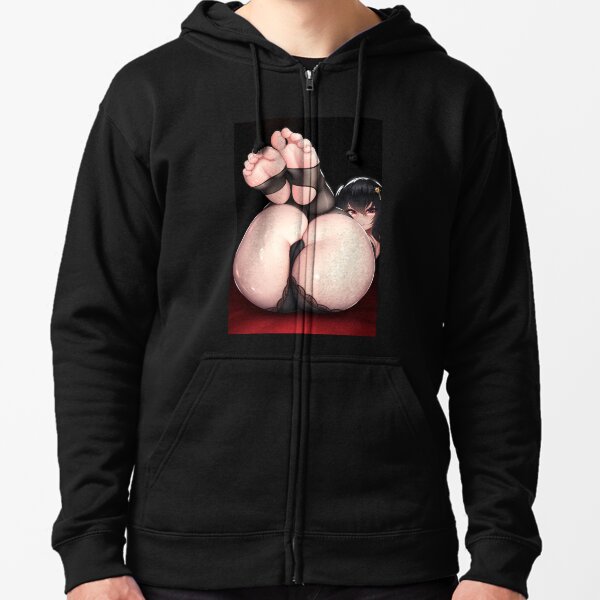 Anime Feet Ecchi Zipped Hoodie