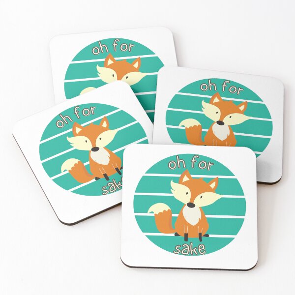 Item preview, Oh for Fox sake - Animal Pun designed and sold by The Agreeable Raven.