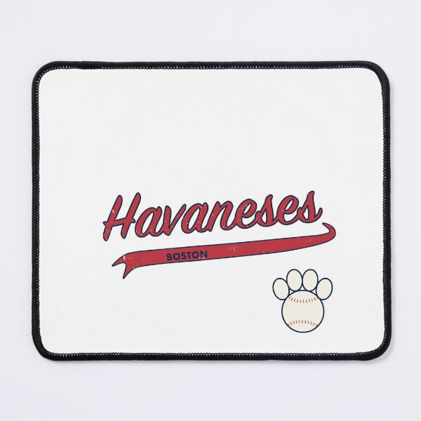 Item preview, Havanese BOSTON Baseball Script designed and sold by 8PawsStudio.