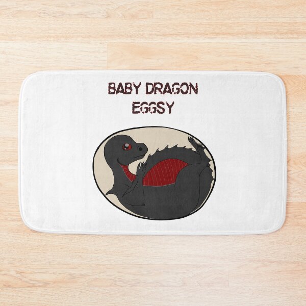 Item preview, baby dragon eggsy dark grey designed and sold by obsedian-dream.