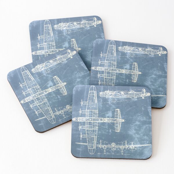 Item preview, Avro Lancaster Blueprint (AVAILABLE ON CLOTHING)  designed and sold by MW-Official.