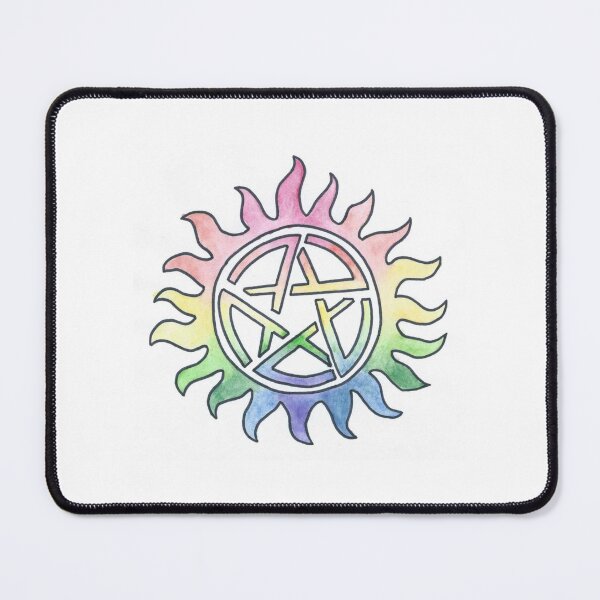 Item preview, Rainbow Supernatural Anti-Possession Symbol designed and sold by FanartAft.