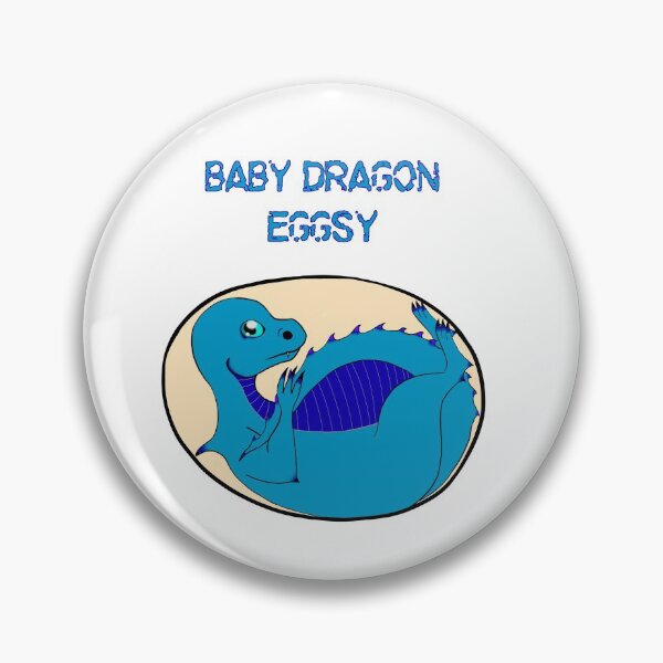 Item preview, baby dragon eggsy light blue designed and sold by obsedian-dream.