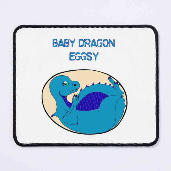 Item preview, baby dragon eggsy light blue designed and sold by obsedian-dream.