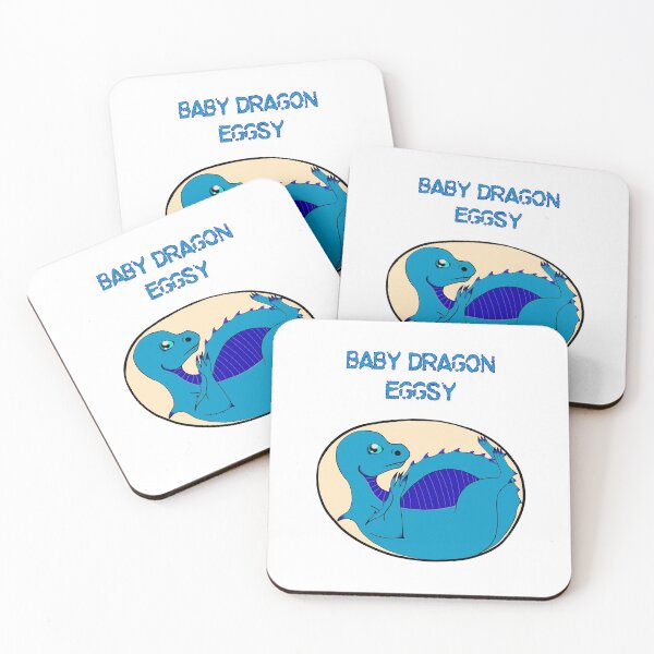 Item preview, baby dragon eggsy light blue designed and sold by obsedian-dream.