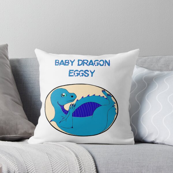 Item preview, baby dragon eggsy light blue designed and sold by obsedian-dream.
