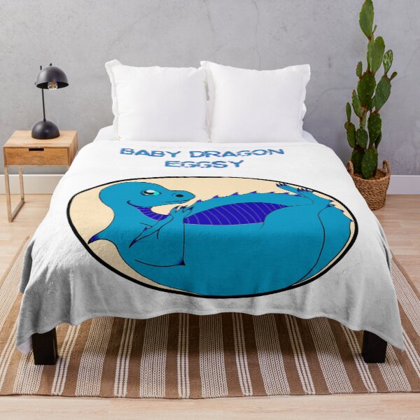 Item preview, baby dragon eggsy light blue designed and sold by obsedian-dream.