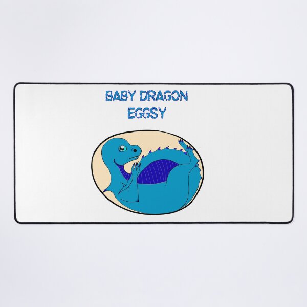 Item preview, baby dragon eggsy light blue designed and sold by obsedian-dream.