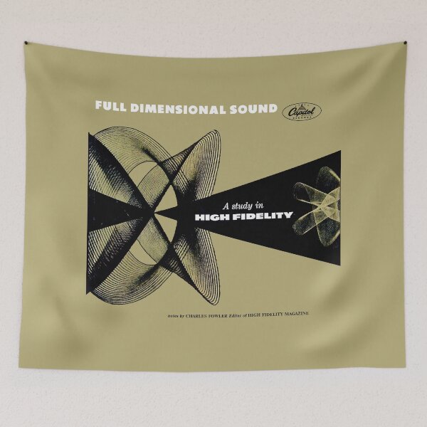 Item preview, FULL DIMENSIONAL SOUND - RECORD SLEEVE designed and sold by ThrowbackAds.