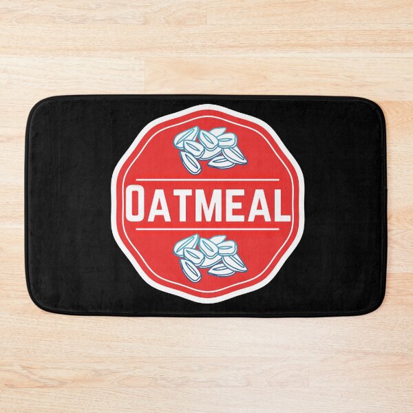 Item preview, Oatmeal- Red Food Container Label  designed and sold by LabelStore.