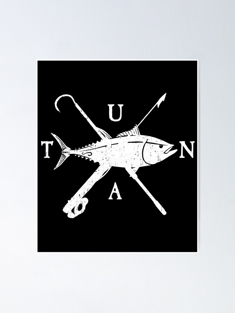 Tuna Fishing Logo Harpoon and Gaff Fishermen Pullover Hoodie for Sale by  funnytshirtemp