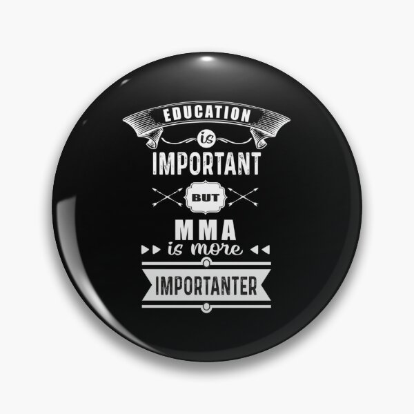 Item preview, Funny MMA players gift, education is important, but mma is more impotranter, funny gift for mma lovers| Perfect Gift designed and sold by sopijean.