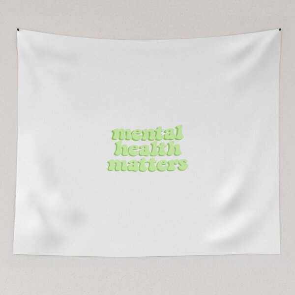 Item preview, Mental health matters - green (lowercase) designed and sold by Alexisnk.
