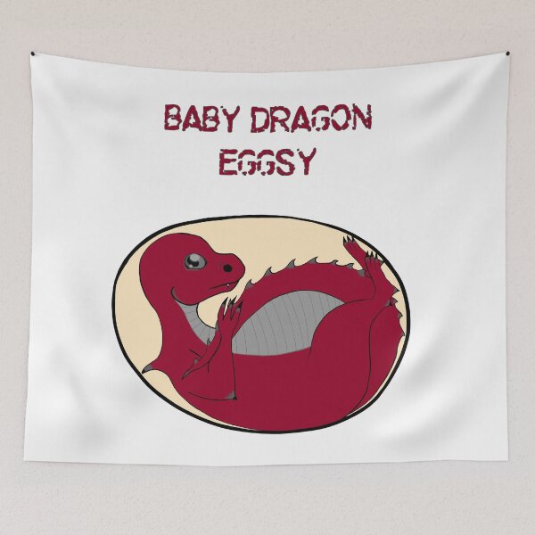 Item preview, baby dragon eggsy red designed and sold by obsedian-dream.