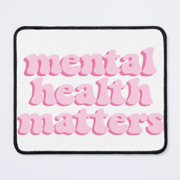 Item preview, Mental health matters - pink (lowercase) designed and sold by Alexisnk.