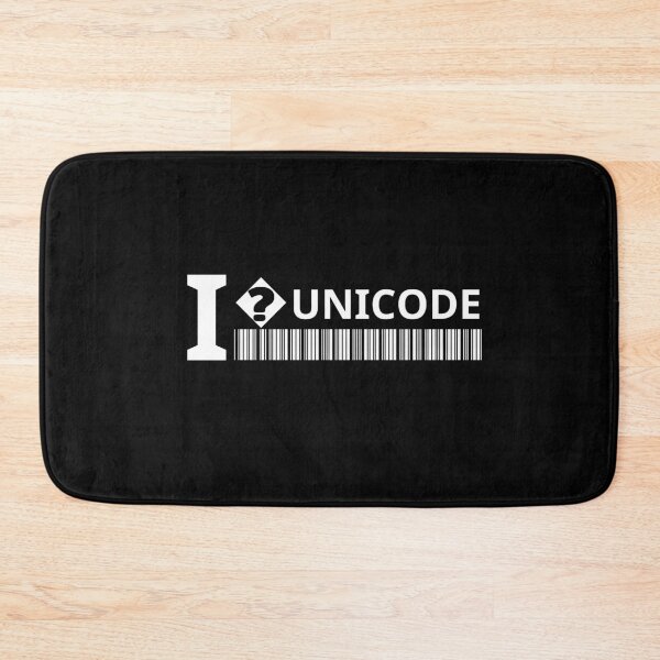 Item preview, I UNICODE, Missing question mark, Funny humor programmer designed and sold by Sasikharn.