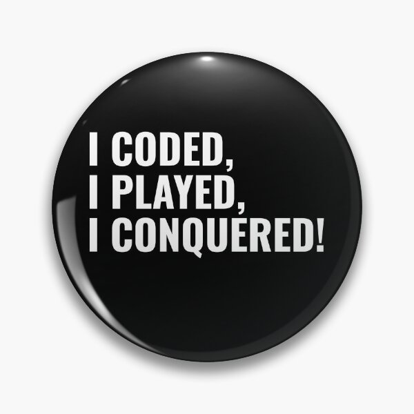 Item preview, Computer Geek I Code I Play I Conquered designed and sold by ComputerGeeksTs.
