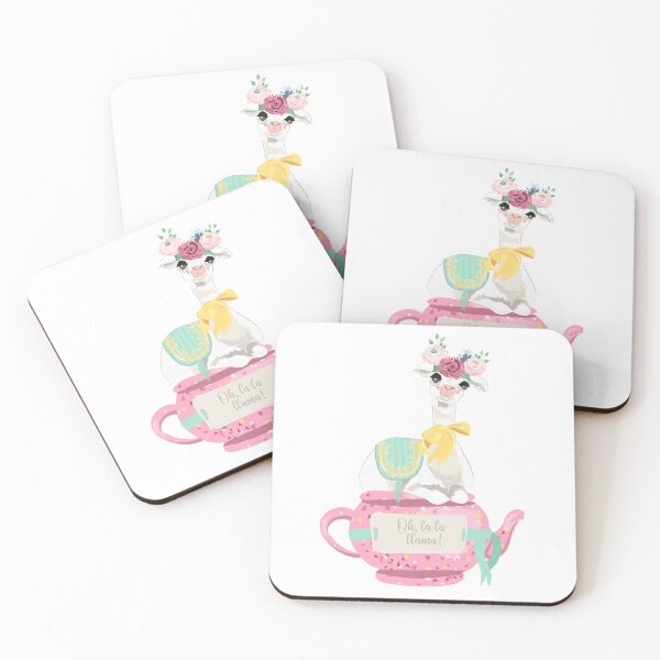 Item preview, Oh la la Llama Alpaca Flowers Funny Novelty Animals designed and sold by cssdru.