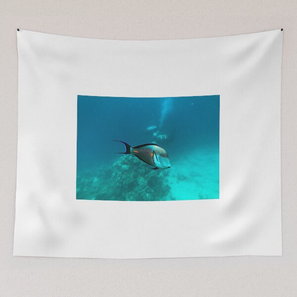 Item preview, surgeonfish in the reef designed and sold by likbatonboot.