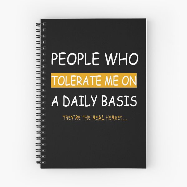 Item preview, People Who Tolerate Me On A Daily Basis They're The Real Heroes Funny Gifts  designed and sold by sichaz.
