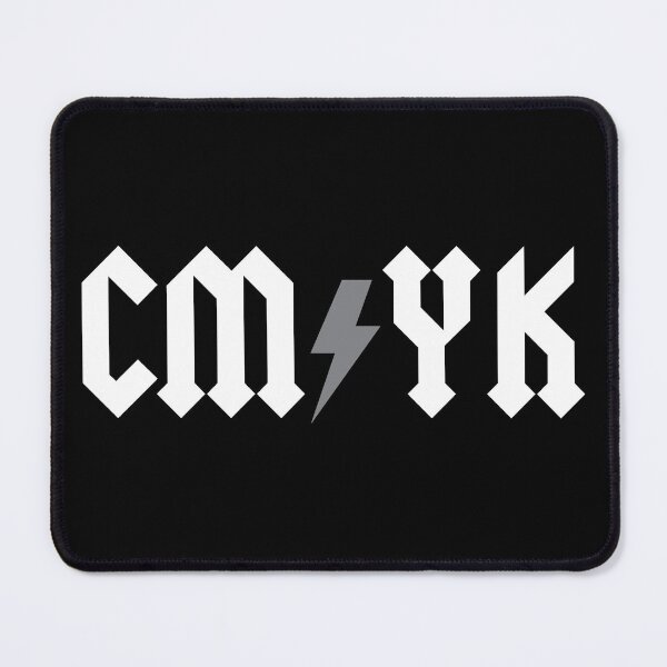 Item preview, CMYK Band Logo Parody designed and sold by abowlofsoda.