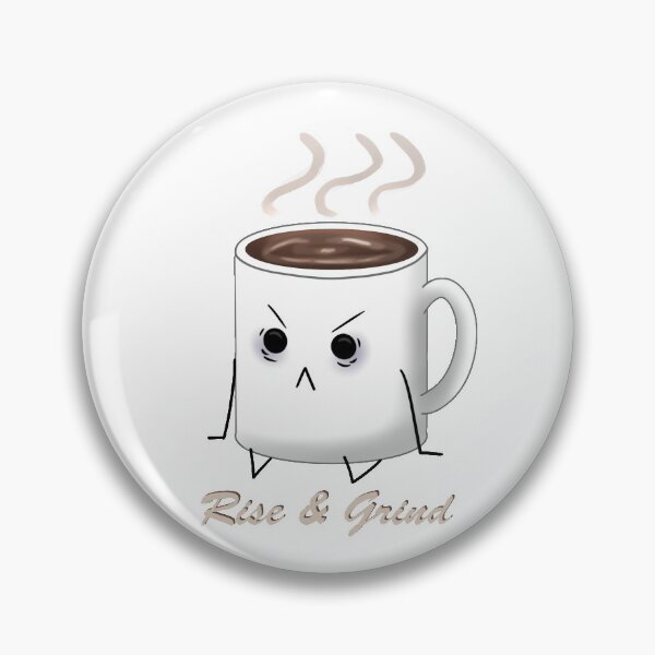 Item preview, Angry / Tired cup of coffee - Rise & Grind designed and sold by Lun-ally.