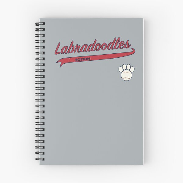 Item preview, Labradoodle BOSTON Baseball Script designed and sold by 8PawsStudio.