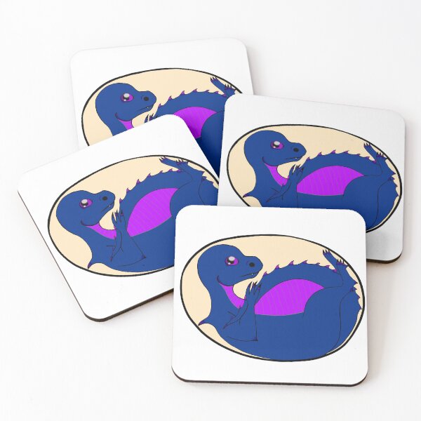Item preview, baby dragon in egg dark blue designed and sold by obsedian-dream.