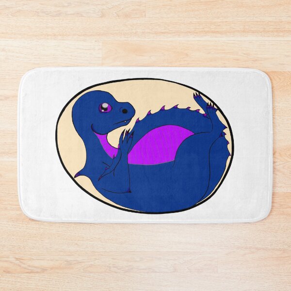 Item preview, baby dragon in egg dark blue designed and sold by obsedian-dream.