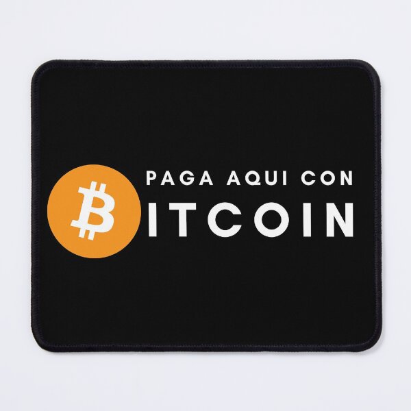Item preview, Paga aqui con Bitcoin designed and sold by The Agreeable Raven.