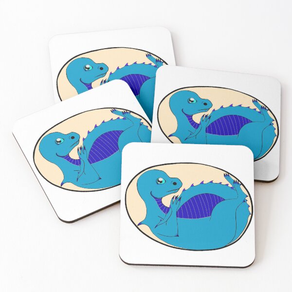 Item preview, Baby dragon in egg light blue designed and sold by obsedian-dream.