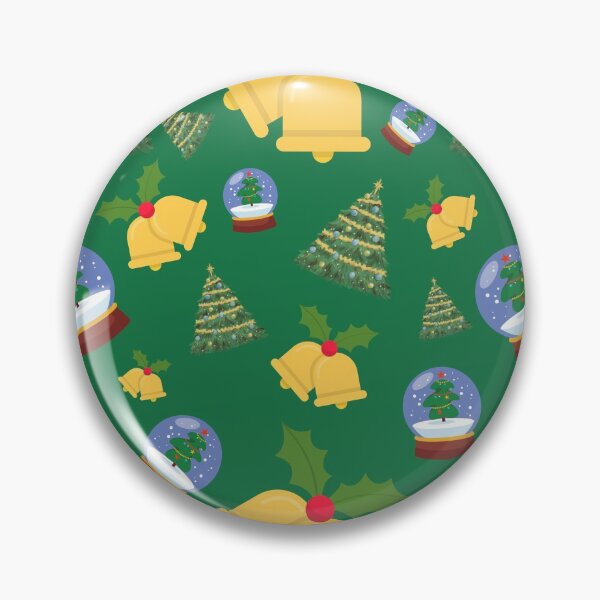Item preview, Christmas Snow Globe Tree And Bells Pattern designed and sold by thecooltable.
