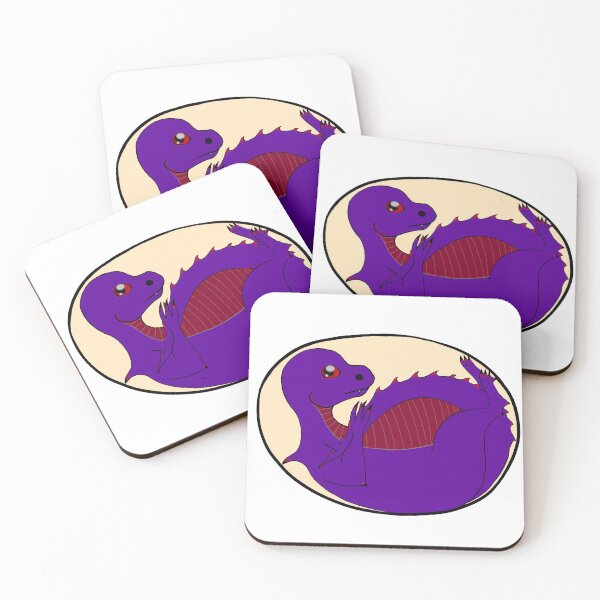 Item preview, Baby dragon in egg Purple designed and sold by obsedian-dream.