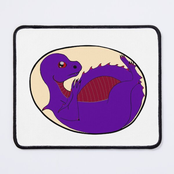 Item preview, Baby dragon in egg Purple designed and sold by obsedian-dream.