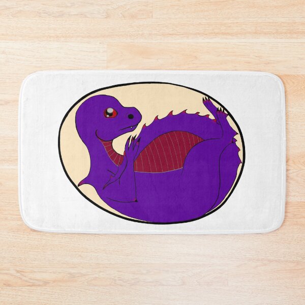 Item preview, Baby dragon in egg Purple designed and sold by obsedian-dream.