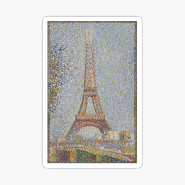Item preview, Georges Seurat "Eiffel Tower" designed and sold by sunny-007.