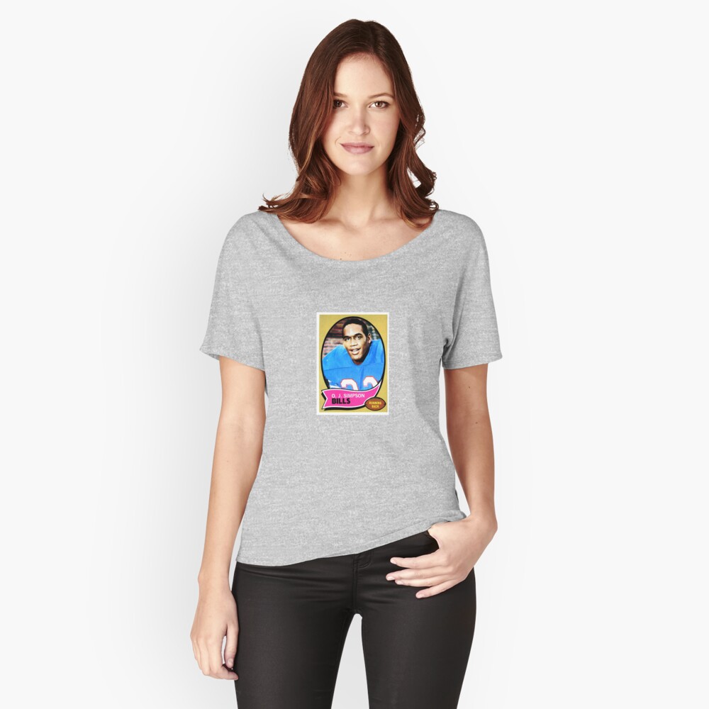 OJ Simpson Buffalo Bills Football Rookie Card Essential T-Shirt for Sale  by hackeycard