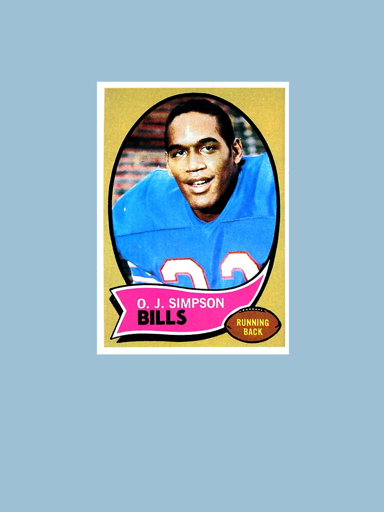 OJ Simpson Buffalo Bills Football Rookie Card Graphic T-Shirt Dress for  Sale by hackeycard