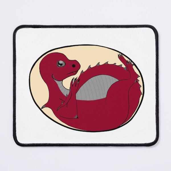 Item preview, Baby dragon in egg crimson designed and sold by obsedian-dream.