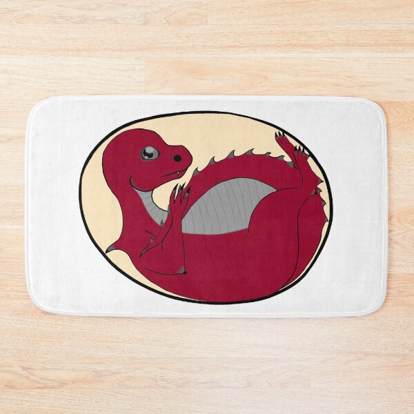 Item preview, Baby dragon in egg crimson designed and sold by obsedian-dream.