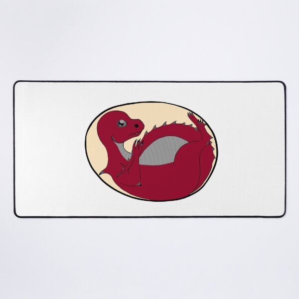 Item preview, Baby dragon in egg crimson designed and sold by obsedian-dream.