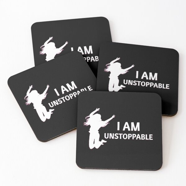 Item preview, I Am Unstoppable Inspirational Quote designed and sold by chahakisha.